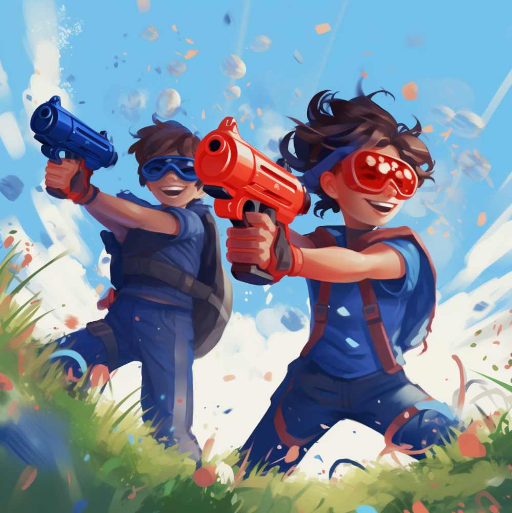 Lasergame en famille près de Boucau